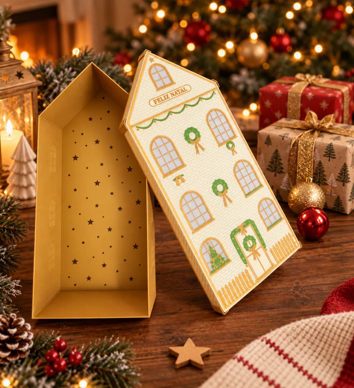 Caixa de Presente Natal